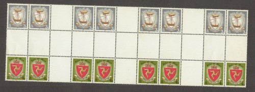 1979 Isle of Man Millenium of TYNWALD MUH GUTTER Strips - See Text - Picture 4 of 4