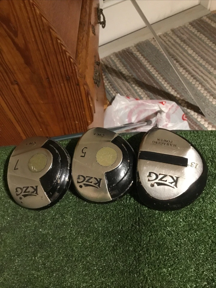 KZG Ladies CH-1 Woods Set (Driver, 5W, 7W) Extra Low Flex Harrison Graphite - Image 2 of 4