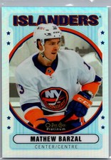 2021-22 OPC Platinum Hockey Retro Rainbow Matthew Barzal #R-30