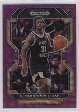 2022-23 Panini Prizm Draft Picks Purple Wave Prizm Alondes Williams #97 00jz