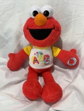 Sesame Street 11-inch Learning Elmo Plush Toy Plush Sings The Alphabet ABCs