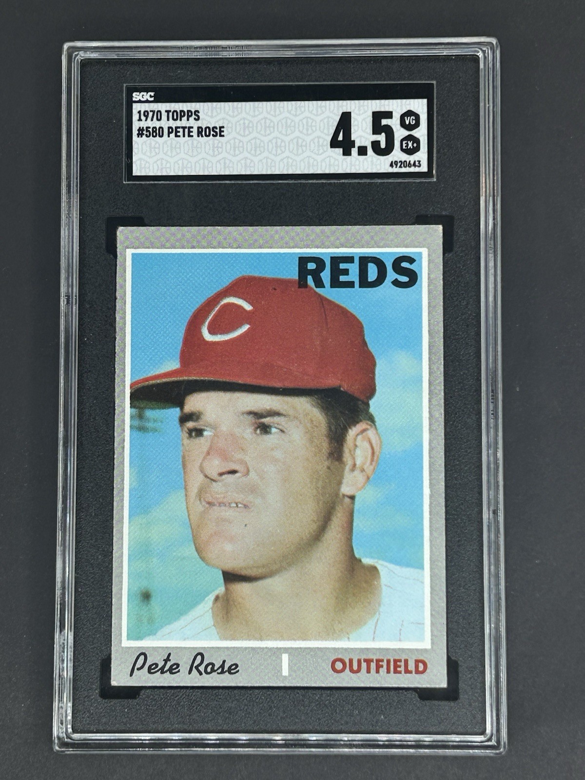 1970 Topps - Pete Rose #580 SGC 4.5