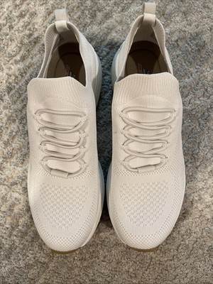 Skechers Bobs Sparrow 2.0 Allegiance Crew Off white slip-on sneakers 9.5