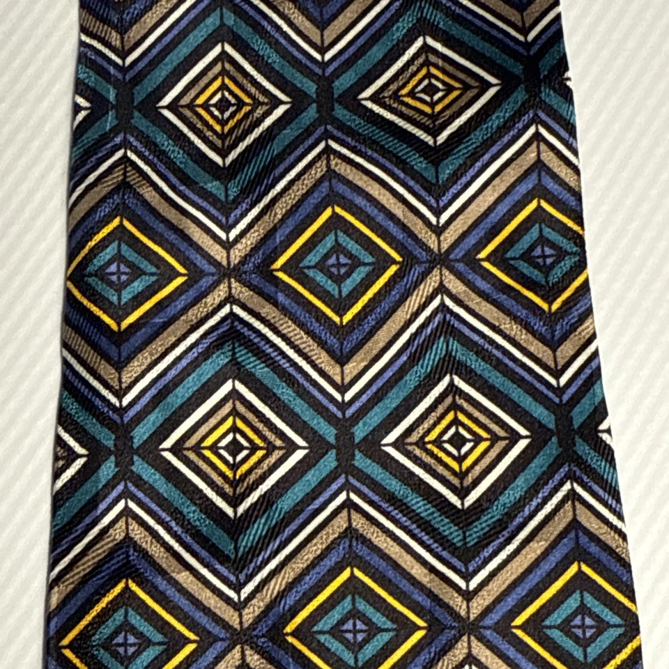 Gravata Disney Pato Donald Atlas Design Goteborg Suécia Natal 100% Seda 57" - Imagem 4 de 4