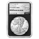 2025-W $1 1-oz Proof American Silver Eagle NGC PF70UC ER ALS Label Retro Core