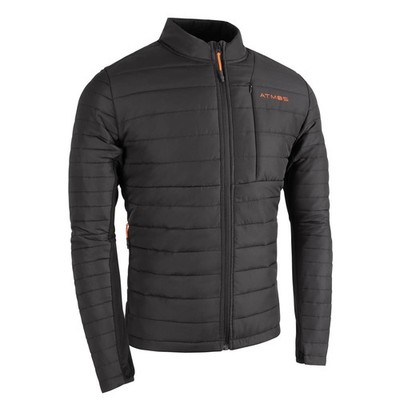 Oxford Atmos Thermo Puffer Mid Layer Thermo Motorrad Motorrad Jacke schwarz