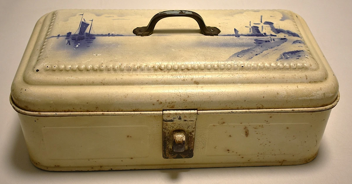 Enamel Bread Box In Collectible Bread Boxes for sale | eBay