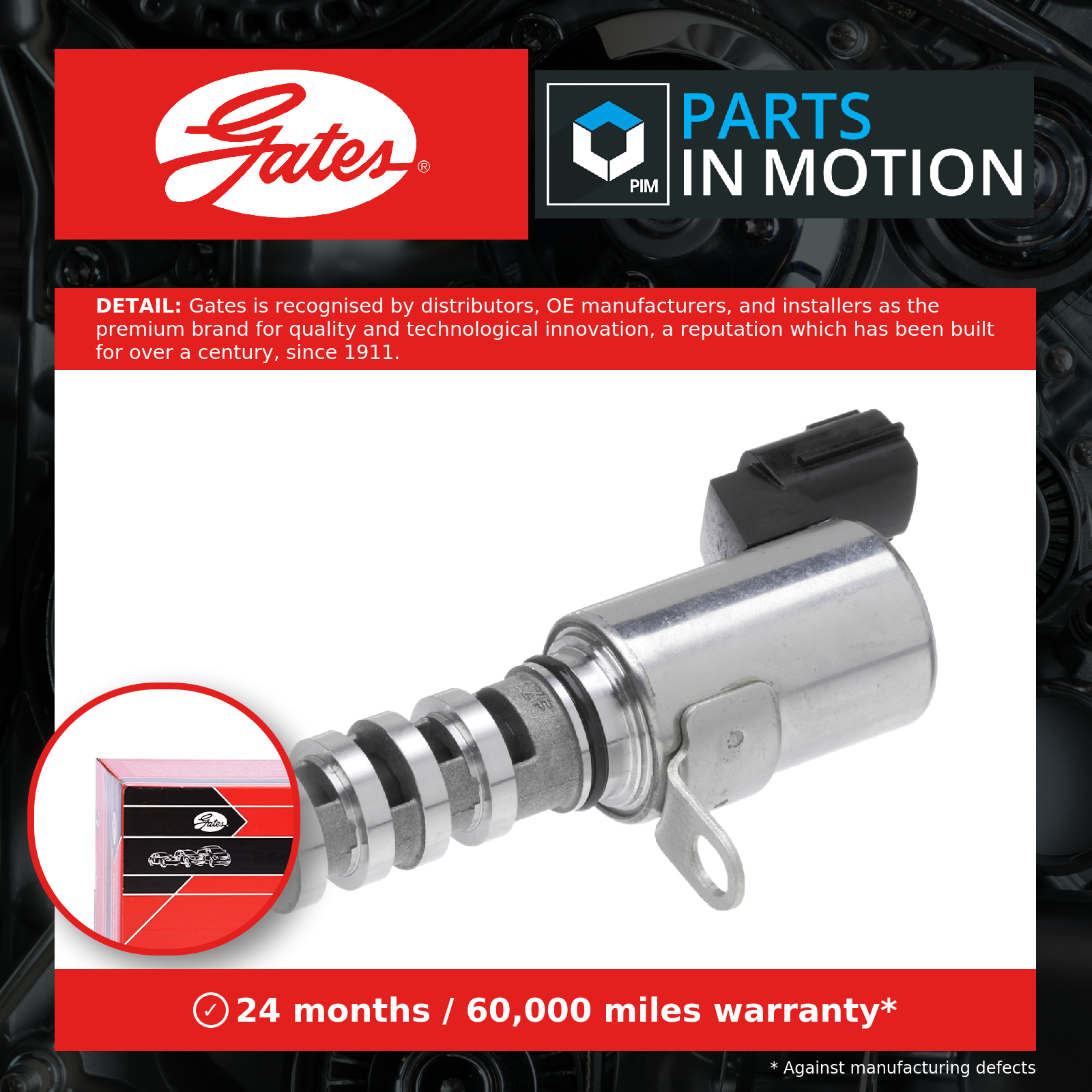 Cylinder Head GATES-OE VVS141 Control Valve, camshaft adjustment for NISSAN - Image 13