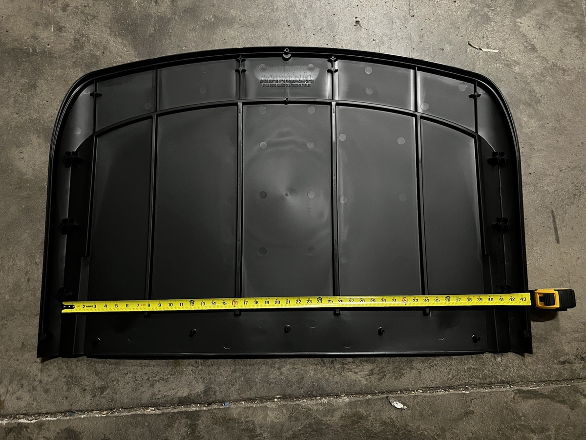 eRiNGo　1001 Golf Cart Canopy Extension, Modular for E-Z-Go Valor, TXT, Black