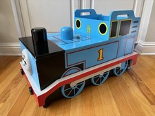Thomas The Tank Large Wooden Toy Chest. Rare