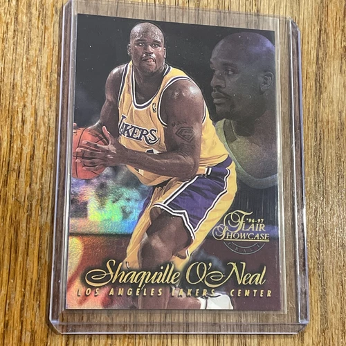 1996-97 Flair Showcase  Shaquille O'Neal Lakers Row 1 Seat 10 SP Rare