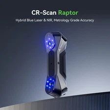 NEW! Creality CR‑Scan Raptor 3D Scanner – Blue Laser & NIR, 0.02 mm Accuracy