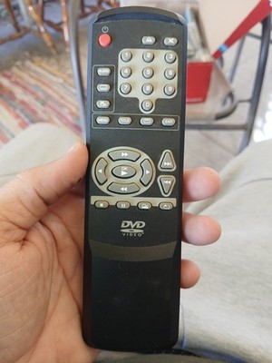 OEM Original KOSS KD210 KD250 DVD Player Remote Control Black Tested 