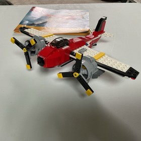 Lego Creator Propeller Adventures 7292 Complete W/ Instructions Plane Aircraft