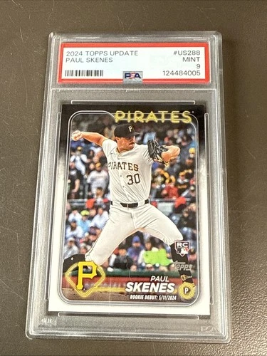 2024 Topps Update Series - Rookie Debut Paul Skenes #US288 (RC) PSA 9