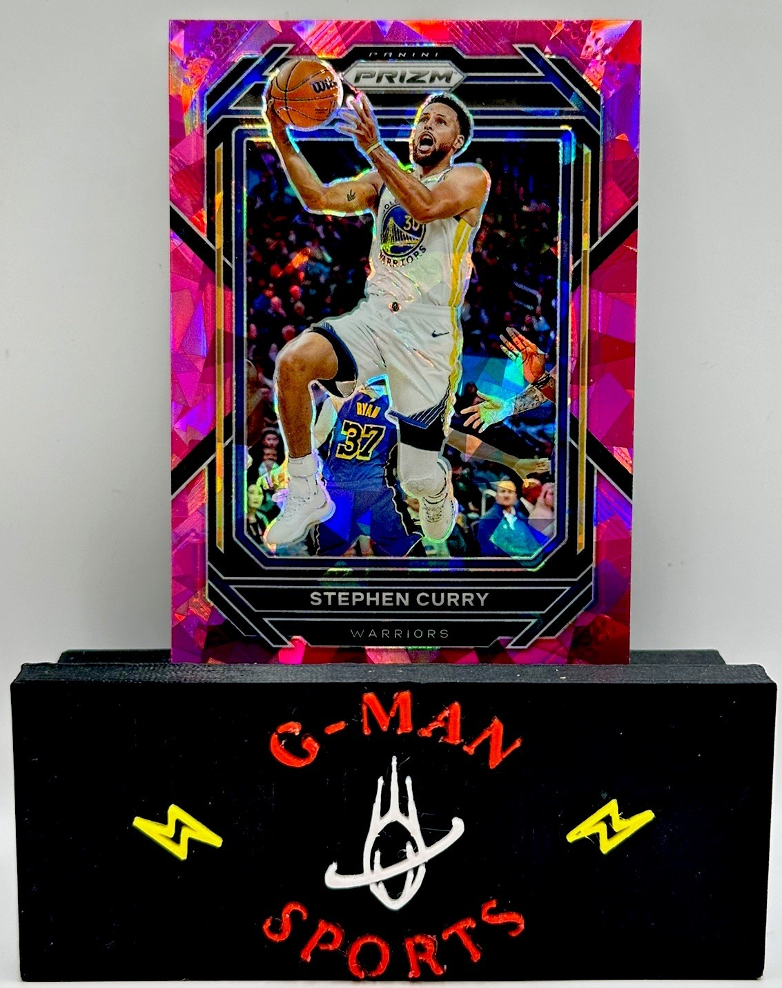 2022-23 Panini Prizm STEPHEN CURRY Pink Cracked Ice  #101