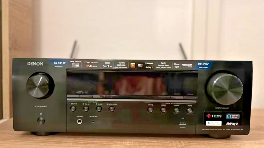 DENON AVR-S650H Network 5.2 Receiver HEOS AirPlay2 Bluetooth HiRes eARC 4k UHD - Bild 4 von 4