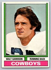 1974 Topps - #335 Walt Garrison | Dallas Cowboys VG