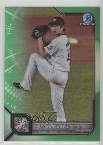 2022 Bowman NPB Nippon Professional Baseball 79/99 Yuki Karakawa #126 1xd - Picture 1 of 3