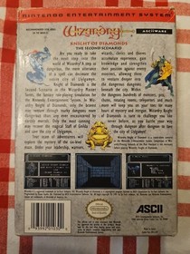 Wizardry Knight Of Diamonds (NES) Complete In Box