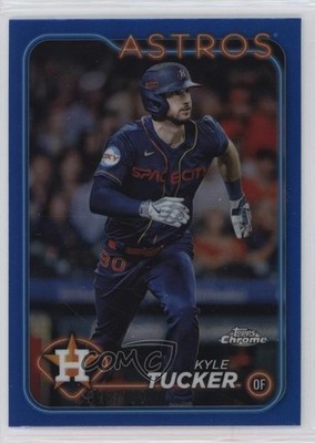 2024 Topps Chrome Blue Refractor 78/150 Kyle Tucker #112 z7j