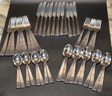 Onieda Allwych Stainless Flatware Set Of 10 Plus