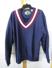 Vtg The Orvis Co Dark Blue Long Sleeve Collegiate Sweatshirt Men's Size XL