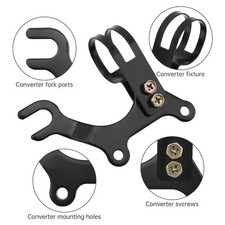 2x Bicycle Disc Brake Modification Bracket Frame Adapter Disc Brake Mount Holder