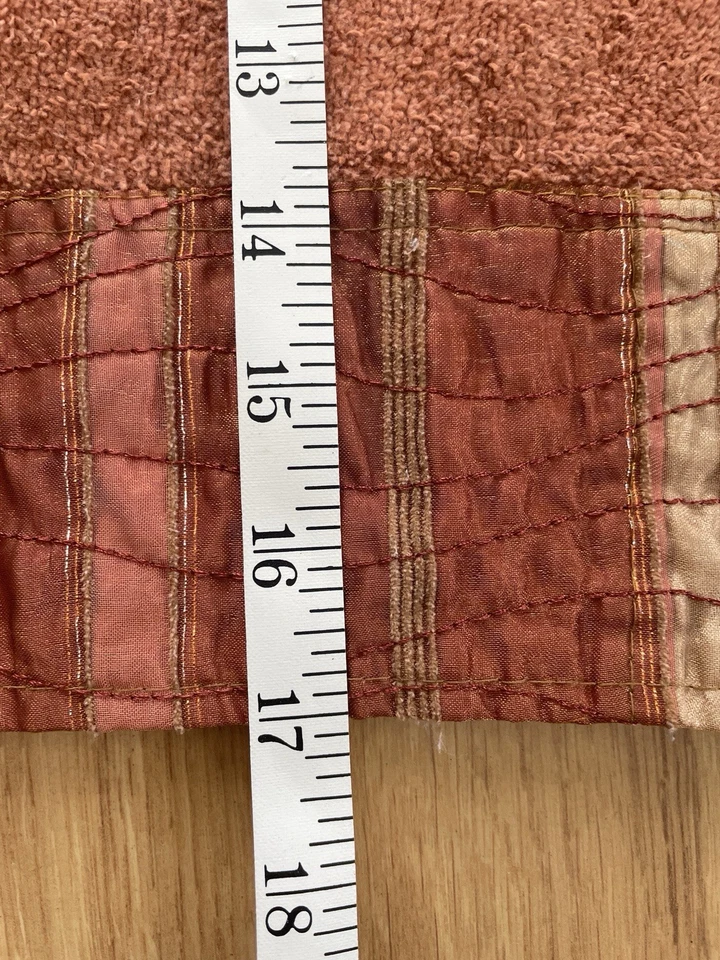 Avanti 7 Piece Towel Set 1 Bath 2 Hand Towels 4 Face Cloths Fall Terra Cotta - Image 4 of 4