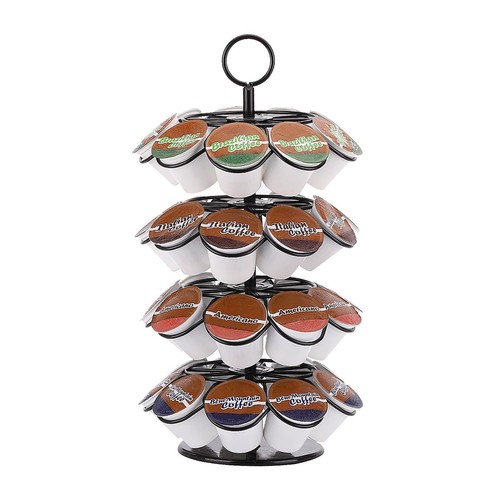 Coffee Pod Holder, Coffee Pod Carousel Storage Organizer Stand (Capacity of 3...