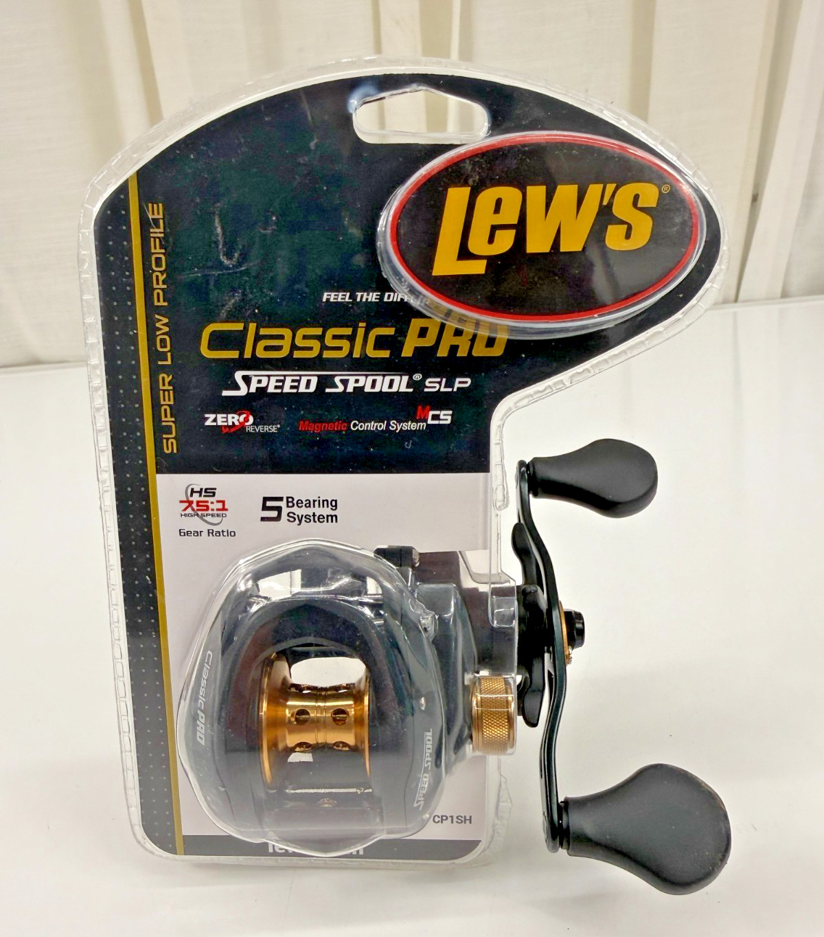 Lews Classic Pro Speed Spool SLP CP1SH Baitcast Reel 7.5:1 GR 5 Bearings -NEW