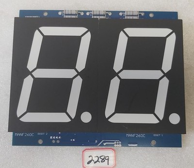 BENCHMARK MONSTER DROP Redemption Game UPPER DISPLAY Board #BA2DD-010-C (2289)