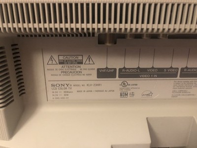 【超希少】SONY 液晶テレビ WEGA KLV-23HR2 地デジチューナー付 超希少】SONY 液晶テレビ WEGA KLV-23HR2 地デジチューナー付 超希少