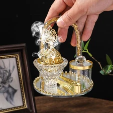 Arabic Incense Burner Home Office Decor Censer Friend Gift Luxury Incense Holder