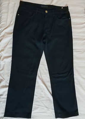TRUSSARDI JEANS Hose schwarz gerader Schnitt Größe 42
