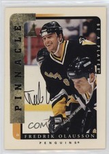 1996-97 Pinnacle Be A Player Auto Fredrik Olausson #134 Auto e0k