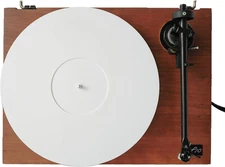 Acrylic Turntable Mat - Vinyl Slipmat for Record Player Accessories, White Acryl
