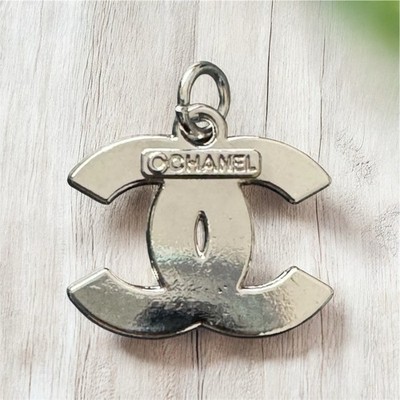 Chanel Zipper Pull/Charm All Silver 19mm | eBay