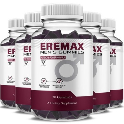 (5 Pack) Eremax Performance Gummies, Eremax Advanced Formula (5 Month Supply)