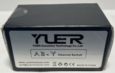Yuer AB-Y Pedal Channel Switch Box Line AB Selector True Bypass Guitar Effect