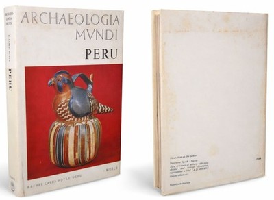 Peru Archaeologia Mundi Rafael Larco Hoyle 91 Illustrations HB/DJ 1966 1st Ed