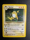 1999 Pokemon Base Set Raichu 14/102 Holo Rare Unlimited WOTC Vintage