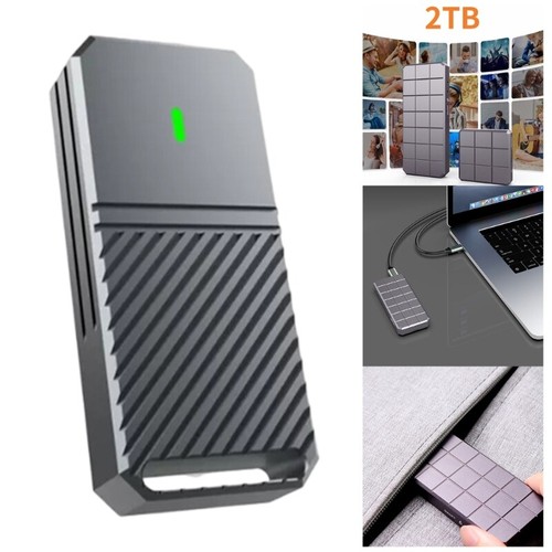 Dual Protocol M.2 SSD Enclosure Case NVMe SSD Disk BOX For PCIE M B+M Key - Afbeelding 2 van 10