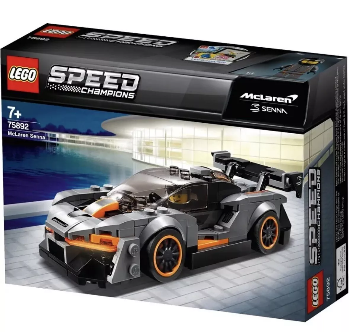 LEGO Speed Champions McLaren Senna (75892), no box 673419304528