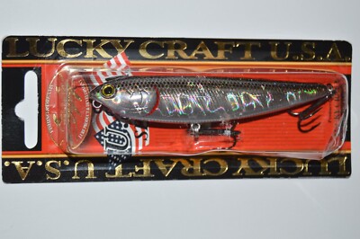 lucky craft sammy 100 topwater lure 4'' 1/2oz floating bp golden shiner