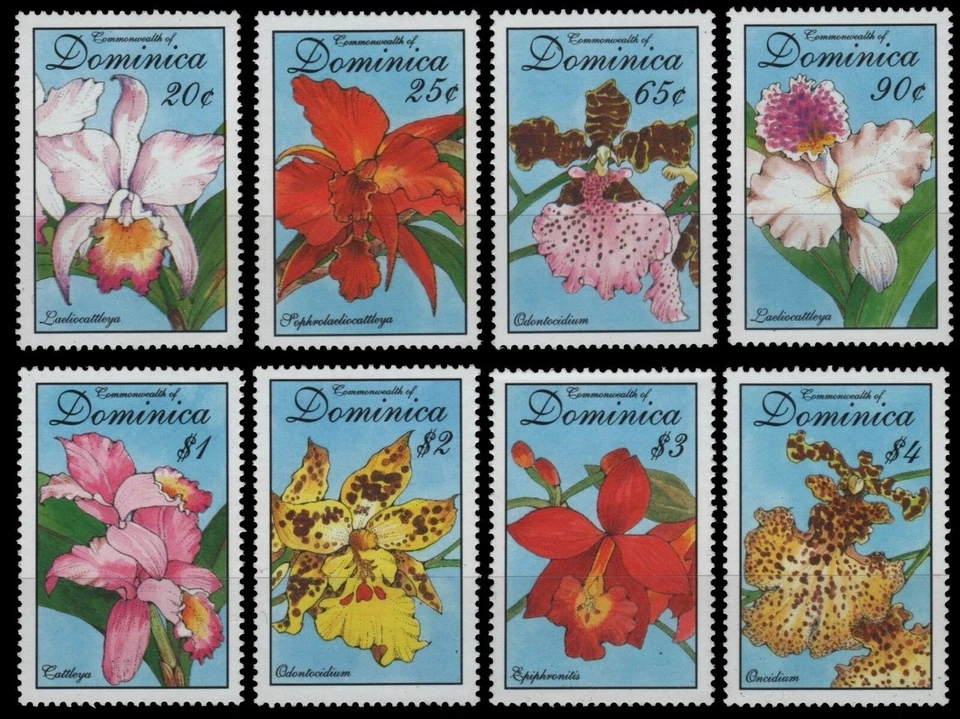 Dominica 1994 - Mi-Nr. 1814-1821 ** - MNH - Orchideen / Orchids - Bild 1 von 1