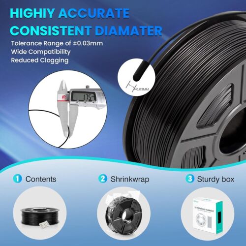 SUNLU TPU(95A) 3D Drucker Filament 1.75mm TPU Flexible 0.5KG/Roll Mehrfarbig Lot - Bild 4 von 27