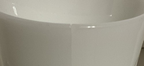 Set Of 3 Vintage Milk Glass Tumblers Diamond Pattern 1 Flawed - Picture 2 of 6