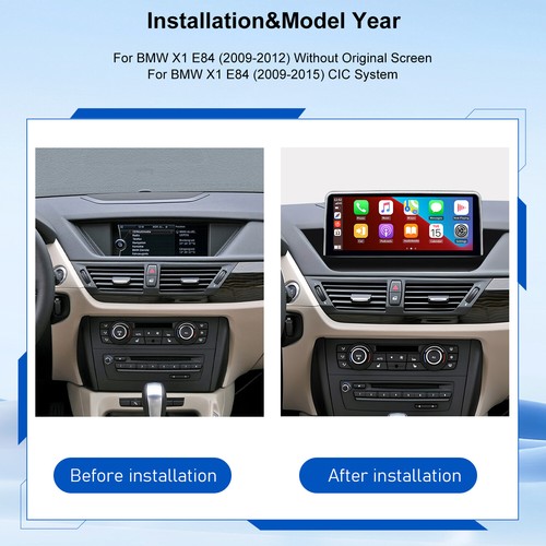 für BMW X1 E84 10,25" SatNav Radio 6+64GB Android 14 DAB GPS CarPlay Stereo WiFi - Bild 2 von 17