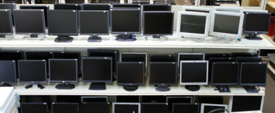 LOT of 5 Flat-screen Monitors 4:3 / 5:4 Ratio Mixed Brands 17'' FREE SHIP